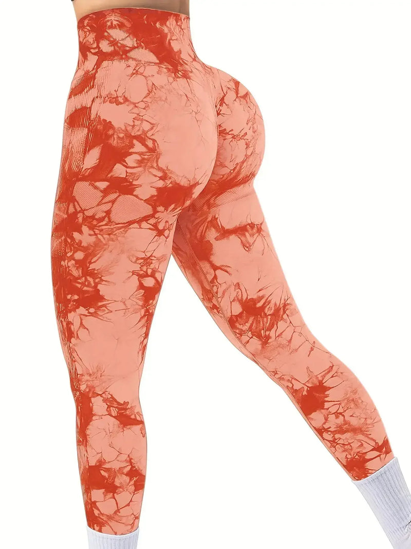 Legging tie-dye sem costura