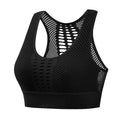 Camiseta feminina fitness, sutiã esportivo para treino, yoga, costas nuas.